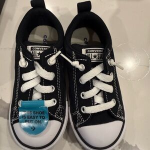 Converse Kids Black and White Sneakers